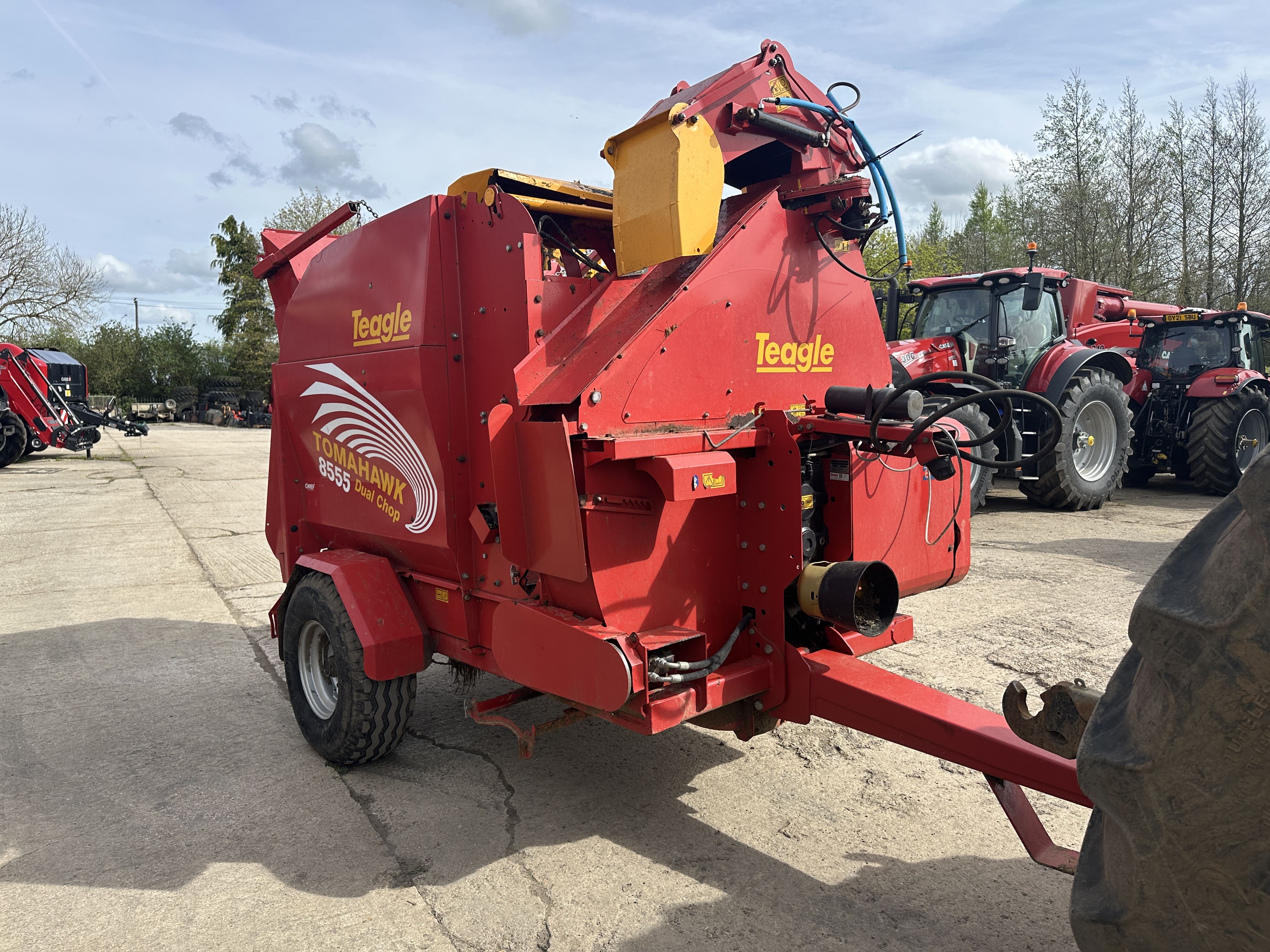 USED Teagle Tomahawk 8555 straw blower/feeder » Cotswold Farm Machinery